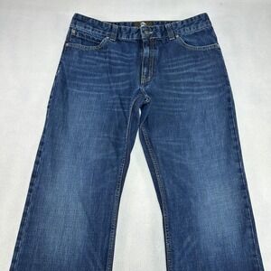 Timberland Jeans Mens 34x31 Blue Wide Leg Denim 5 Pocket Casual Pants Y2K‎ Skate